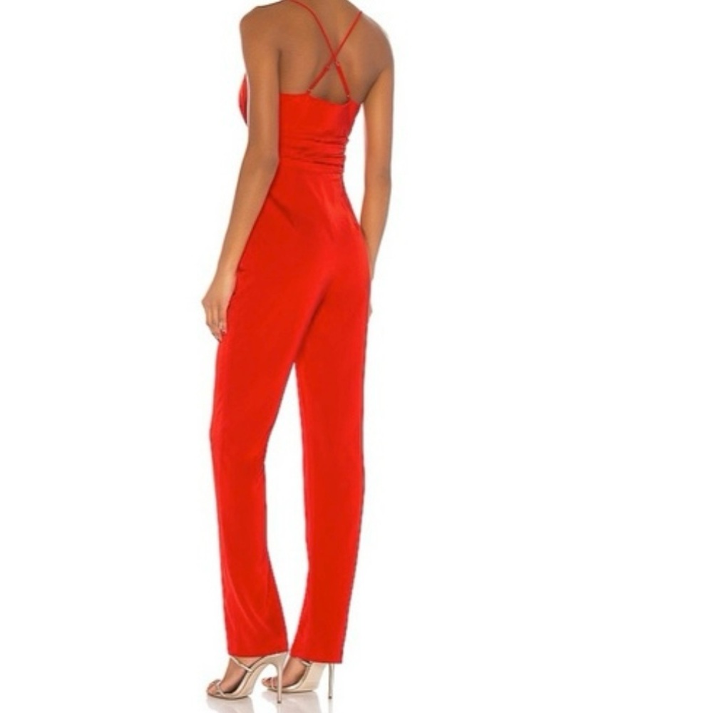 Lowers and Friends beautiful red jumpsuit